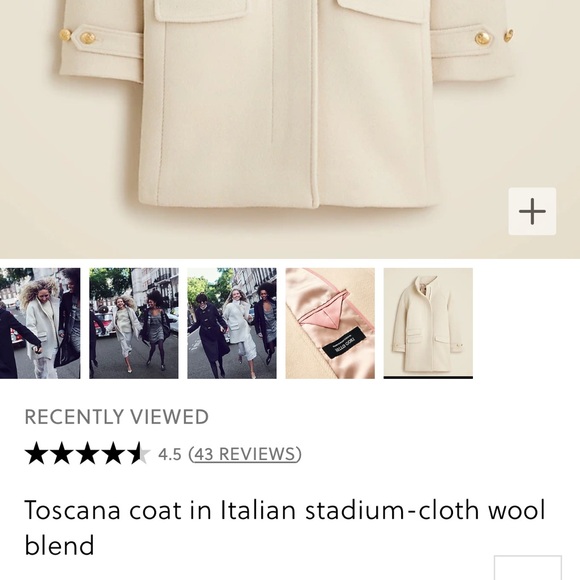 JCrew Wool Peacoat Nelo Gorri in Grey - Picture 8 of 8